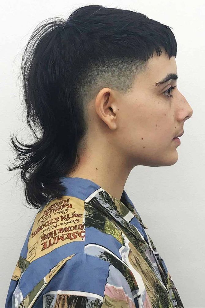 Trendy mullet haircut - are you ready for a bold change?  45