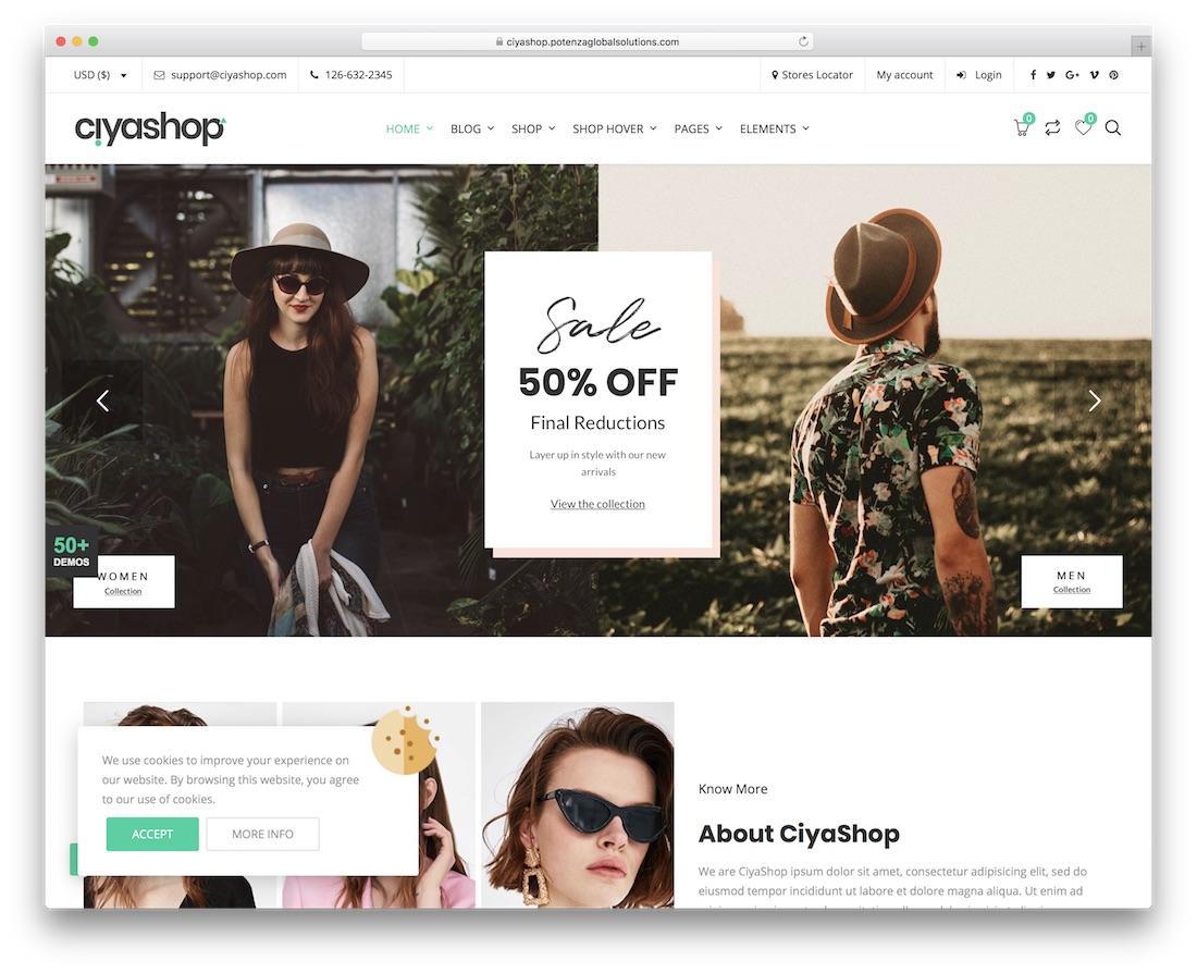 tema de wordpress compatible con ciyashop wpml
