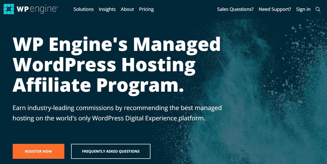 WP Engine Managed WordPress Hosting affiliate program