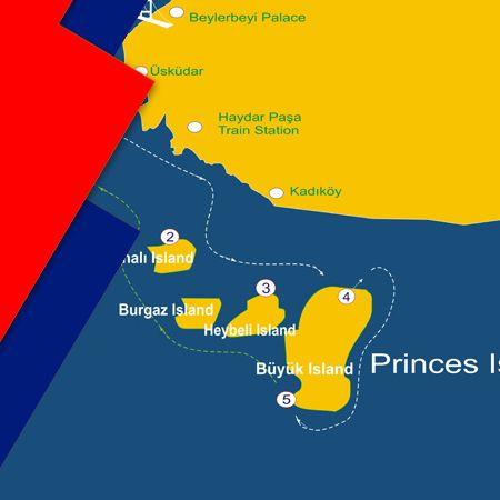 موقعیت جزیره پرنس