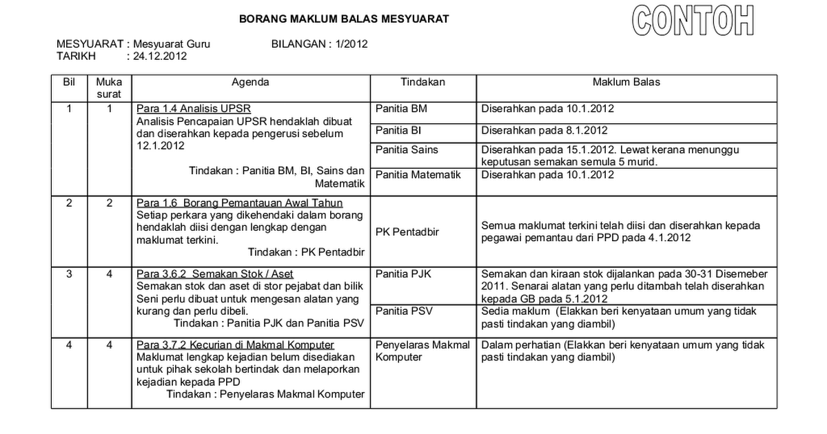 MOshims: Contoh Borang Feedback Customer