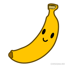 Cute Banana Clipart Free PNG Image｜Illustoon