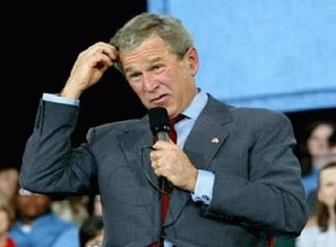 Image result for george w bush confused