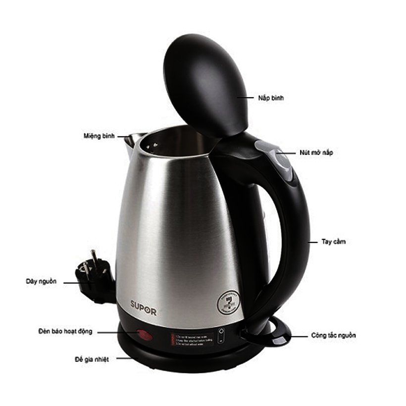 ẤM SIÊU TỐC SUPOR | Model SEK083B