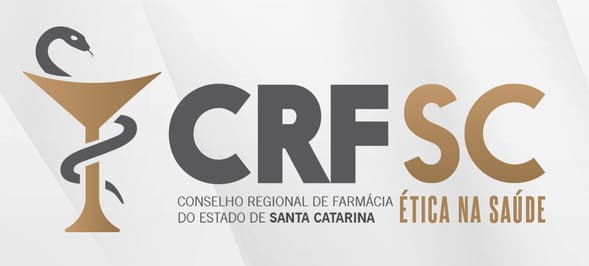 A imagem mostra a logo do CRF SC