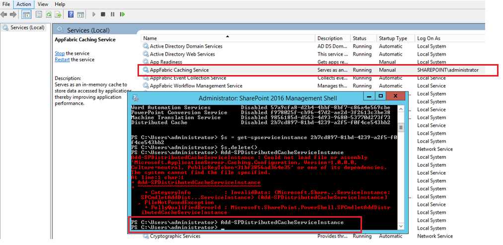 Add Distributed Cache Service Instance 