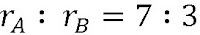 Jika jarak AB = 29 cm dan panjang garis singgung persekutuan dalam kedua lingkaran adalah 21 cm, maka panjang jari-jari lingkaran A adalah ….