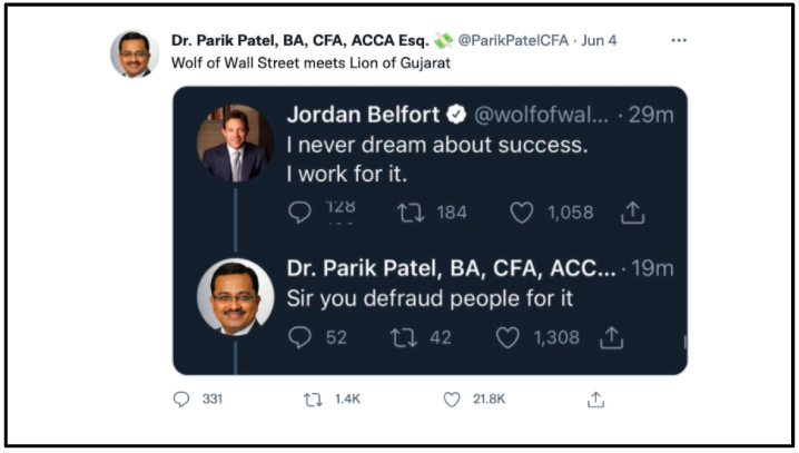 Dr. Parik Patel, CFA: "My Best Tweets One Year Into The Twitter Game ...