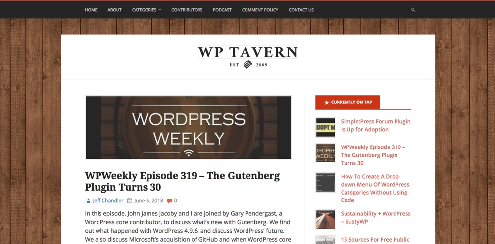 Blogs WordPress que você deve seguir - WPtavern