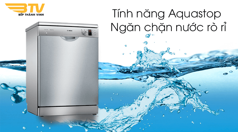 chức năng aquastop máy rửa bát Bosch SMS25CI05E
