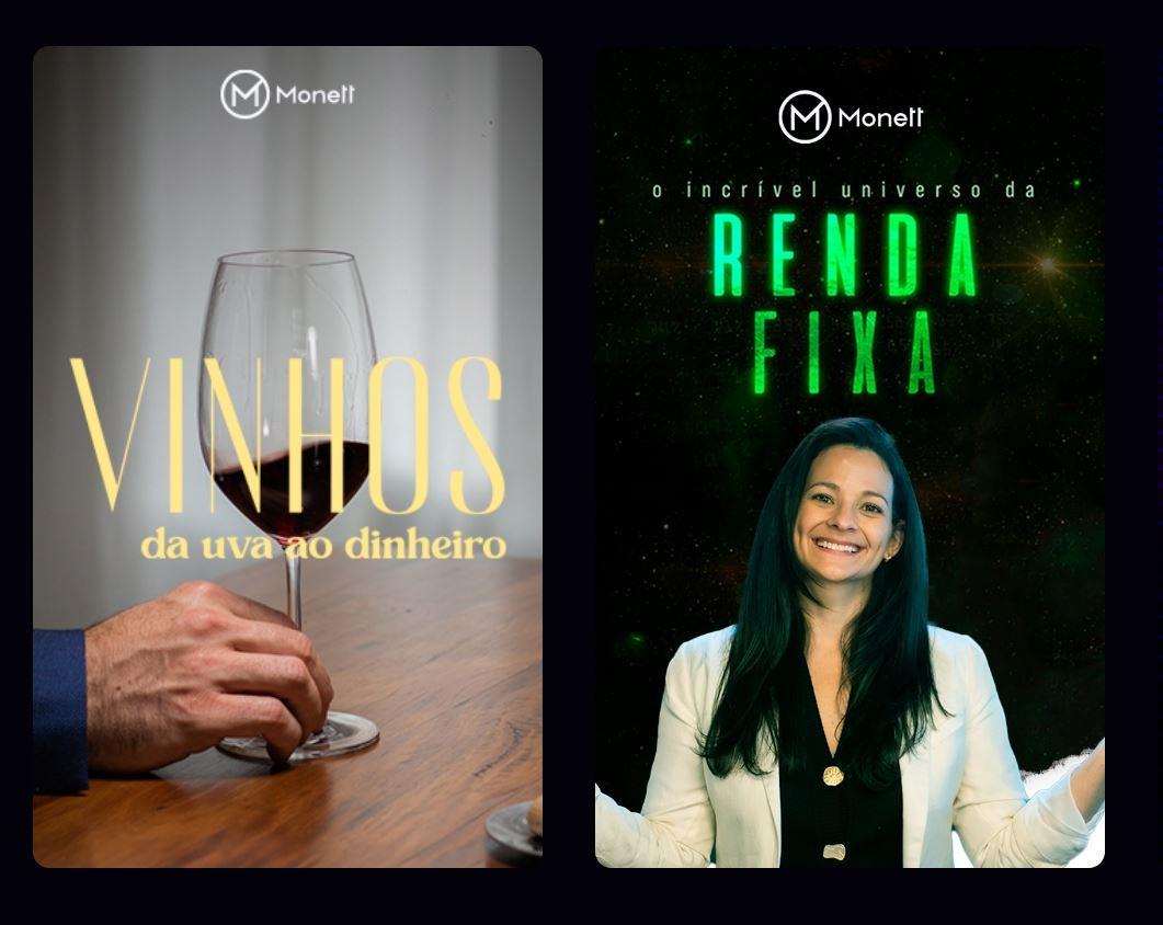 imagem da plataforma de investimento da Monett