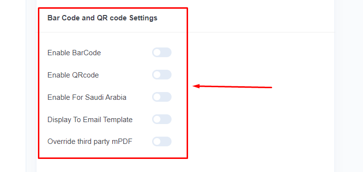 Challan setting for WooCommerce QR code & barcode in invoices