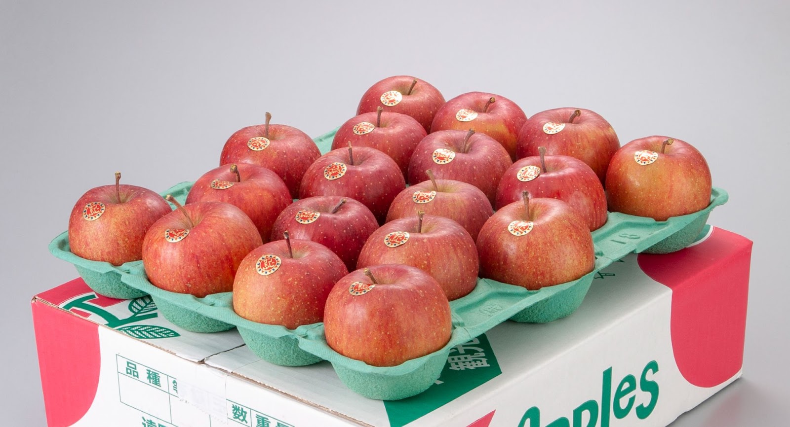 りんごの梱包資材・包装資材のご紹介。モールドや段ボールの選び方