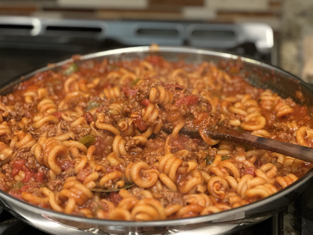 A bowl of Colorado Goulash