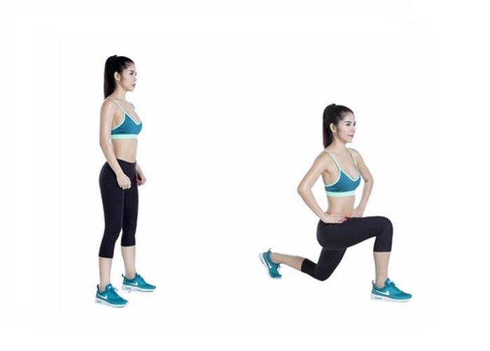 bài tập chân cho nữ gym