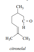 estrutura do citronelal