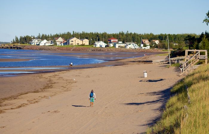Bãi Parlee Beach (New Brunswick) với nhiều tiện ích phục vụ cho du khách