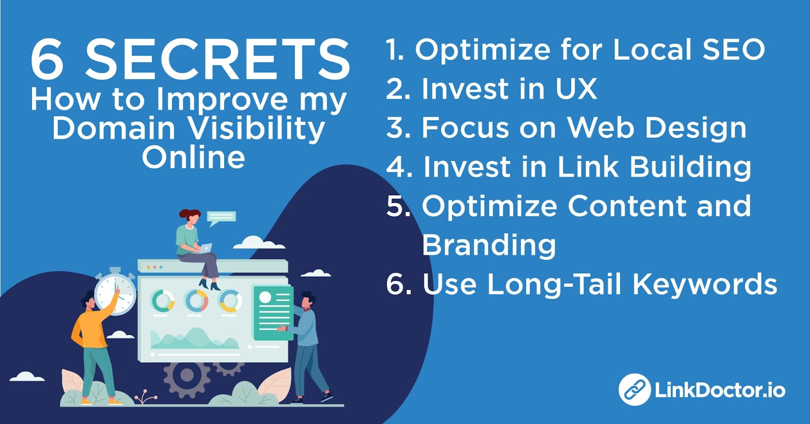Summary of How to Improve my Domain Visibility Online (6 secrets)