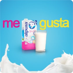 banner ad for milk brand