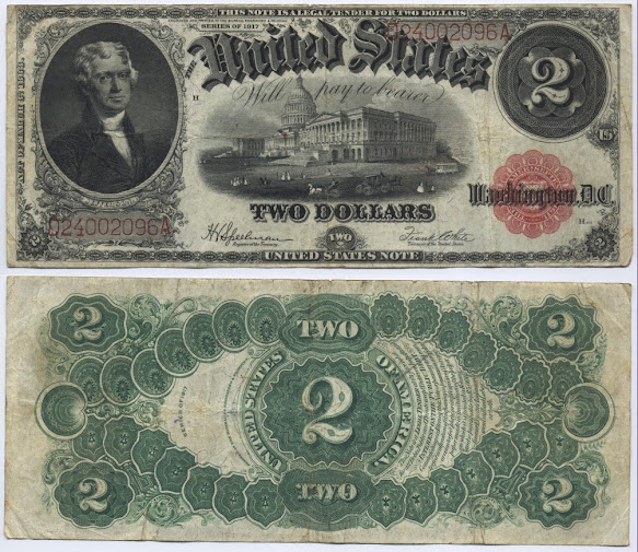 Tiền sưu tâm 2 USD các năm, 1976,1953,1963,1928,1917.. các loại đặc biệt - 7
