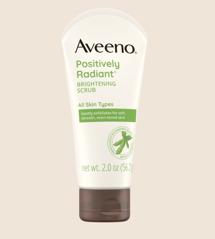 Aveeno positively radiant brightening scrub