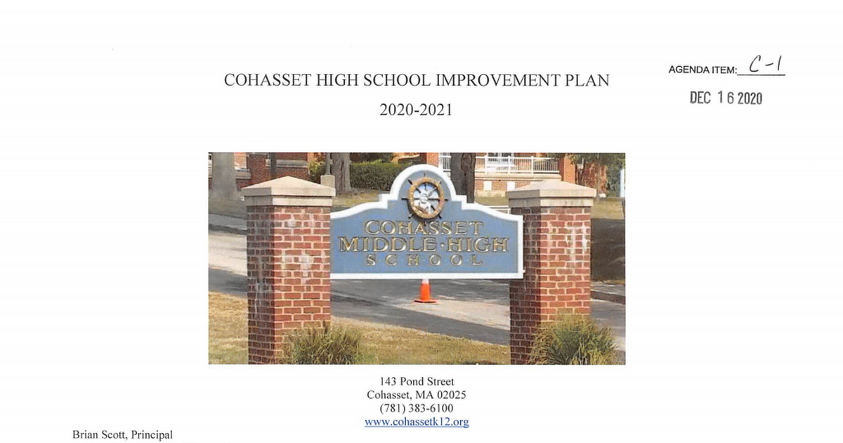 High School Improvement Plan (Brian)   C-1.pdf