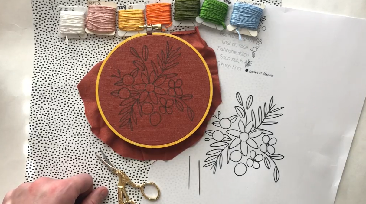 Free Course: Hand Embroidery For Beginners Tutorials from