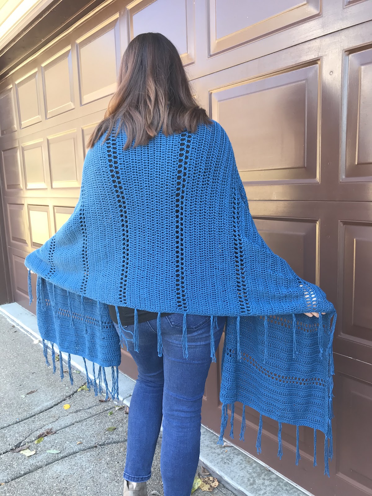 blanket wrap crochet shawl pattern