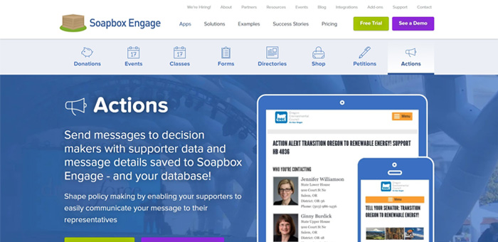 Explore Soapbox Engage's website to learn more about their advocacy software.