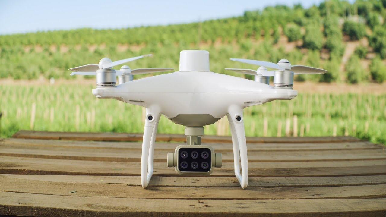 DJI P4 Multispectral drone for precision agriculture