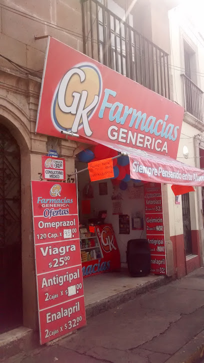Farmacias Genéricas Gk Av Lazaro Cardenas 307, Centro Histórico De Morelia, 58000 Morelia, Mich. Mexico