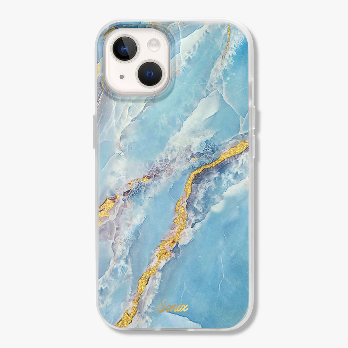 ice blue marble case