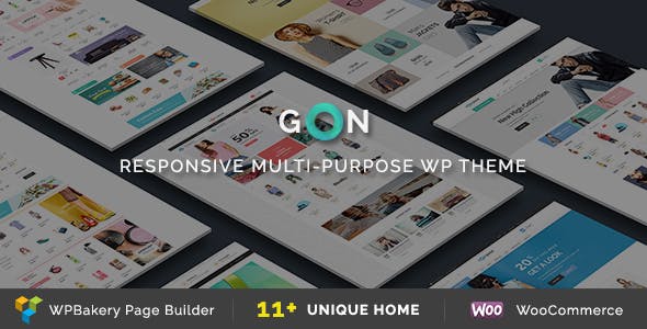 Gon | Responsive Multi-Purpose WordPress Theme- Best Selling WooCommerce Themes
