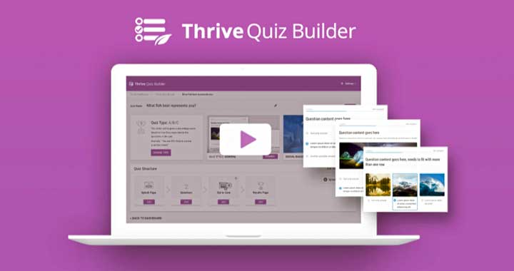 Thrive Quiz Builder banner
