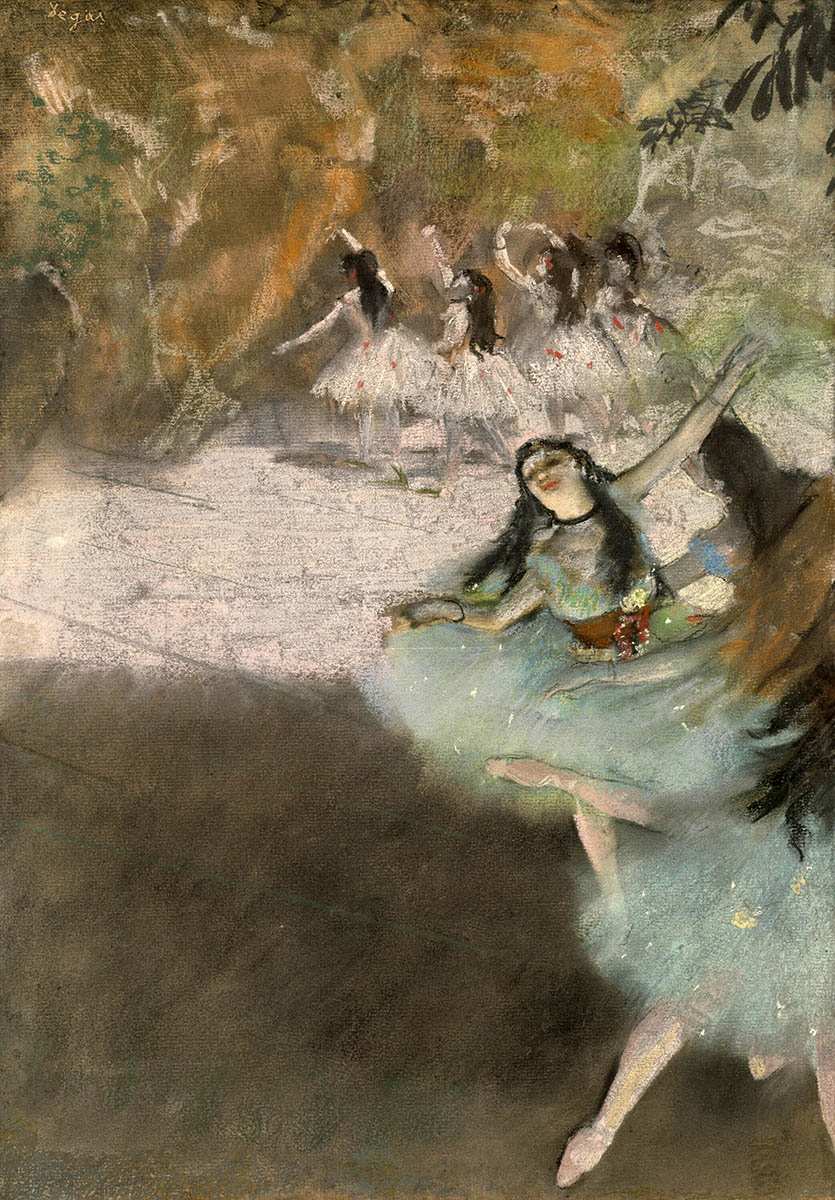 stage edgar degas ballet dancer