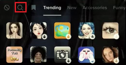 AI filter on TikTok