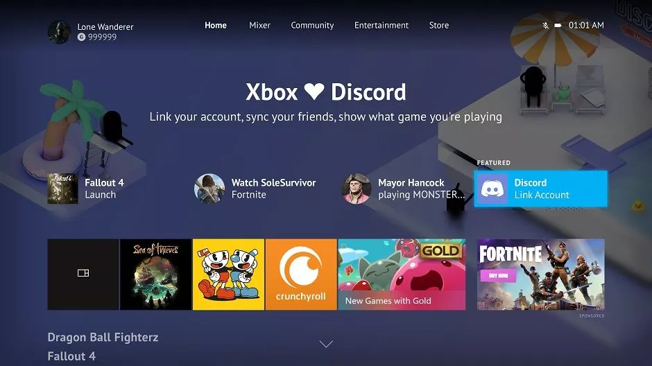 Link Discord to Xbox