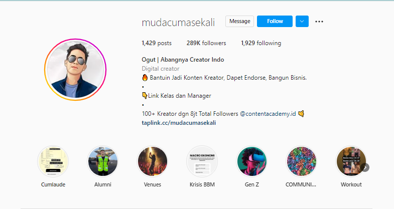 Inilah 5 Contoh Bio Instagram Yang Menarik Followers!