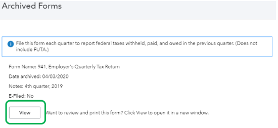 How to file quickbooks form 941 in desktop e file and e pay 