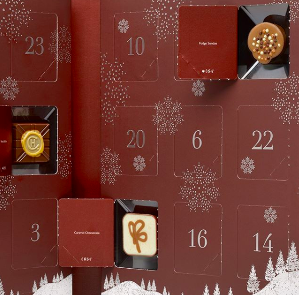 Hotel Chocolat Christmas advent calendar