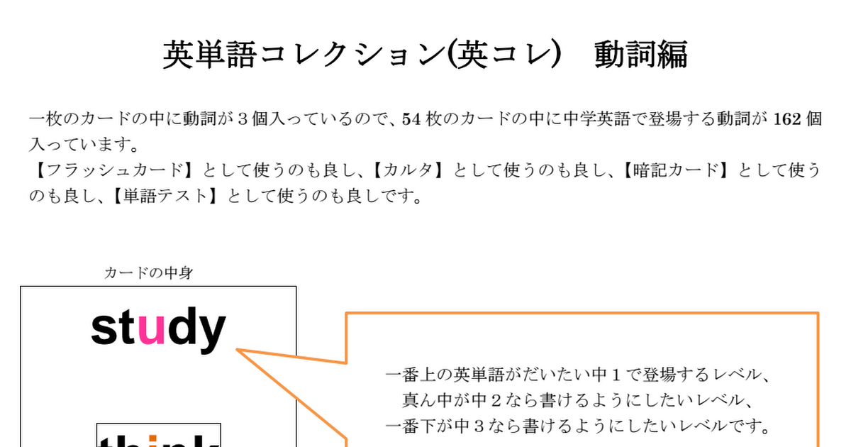 英単語コレクション Pdf Google Drive