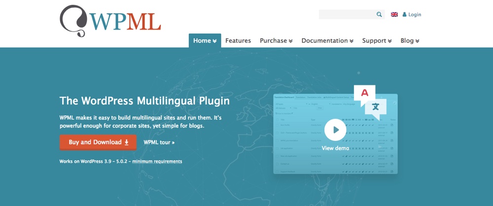 Plugin WordPress de Tradução WPML