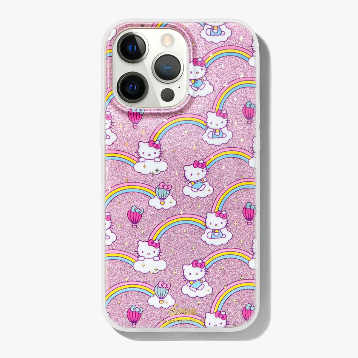 hello kitty rainbow phone case