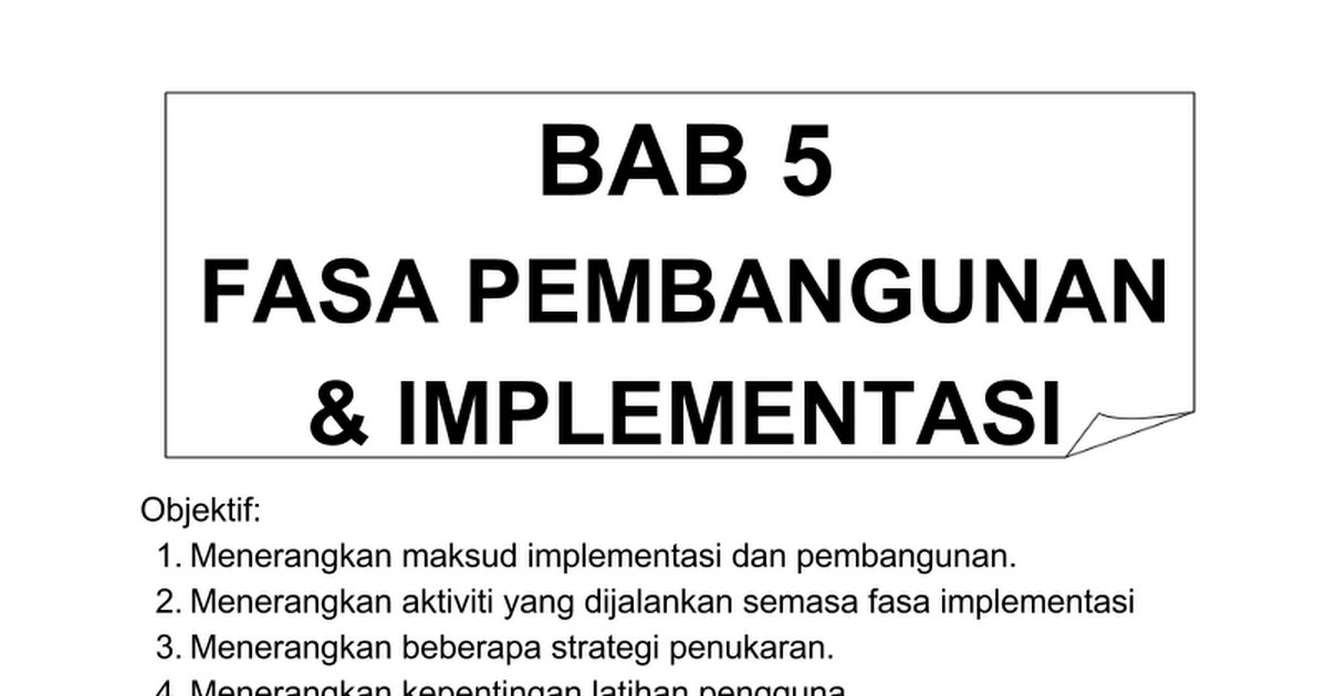 Fasa pembangunan atur cara