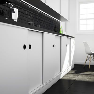 dapur kecil memanjang menarik