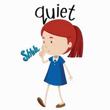 Image result for quiet clipart