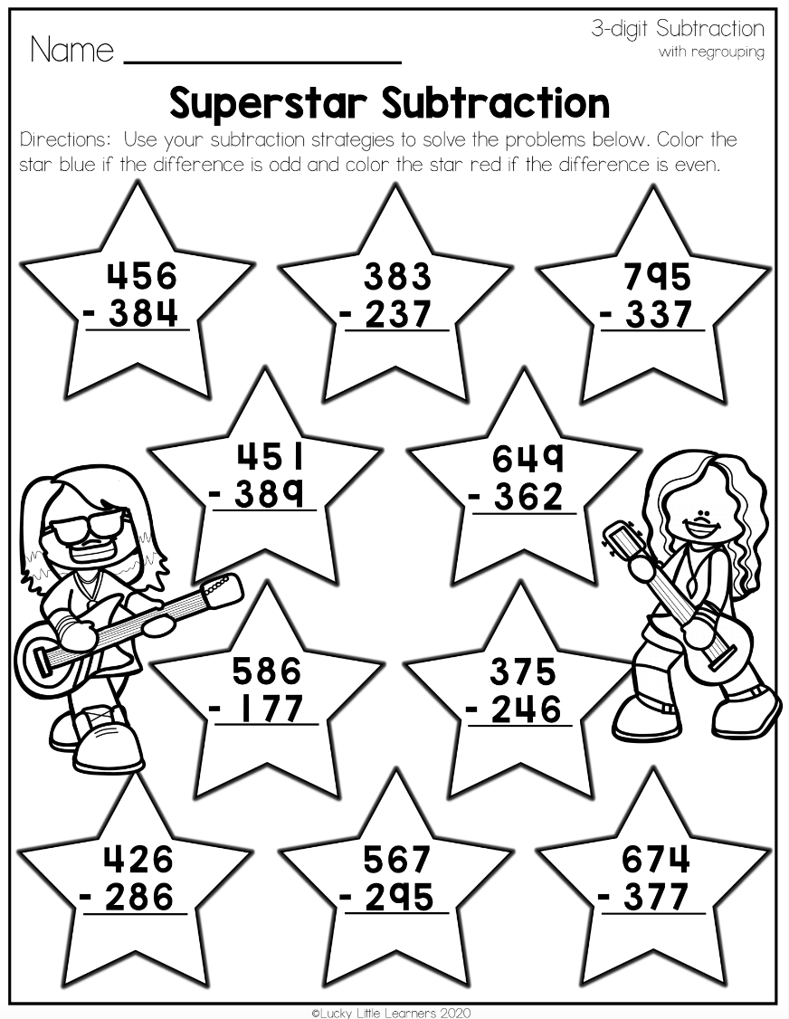 using-2nd-grade-math-worksheets-to-teach-3-digit-subtraction-with