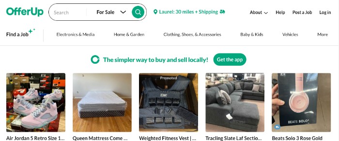 Offerup marketplace