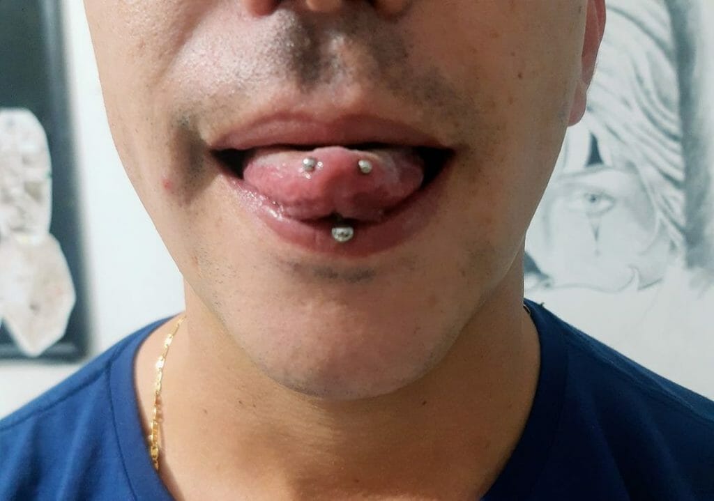 Snake eye piercing for men