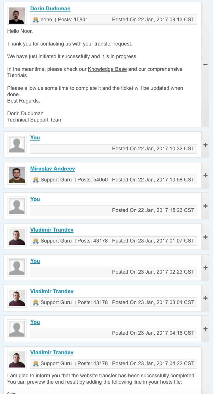 SiteGround Vs Bluehost Migration feature